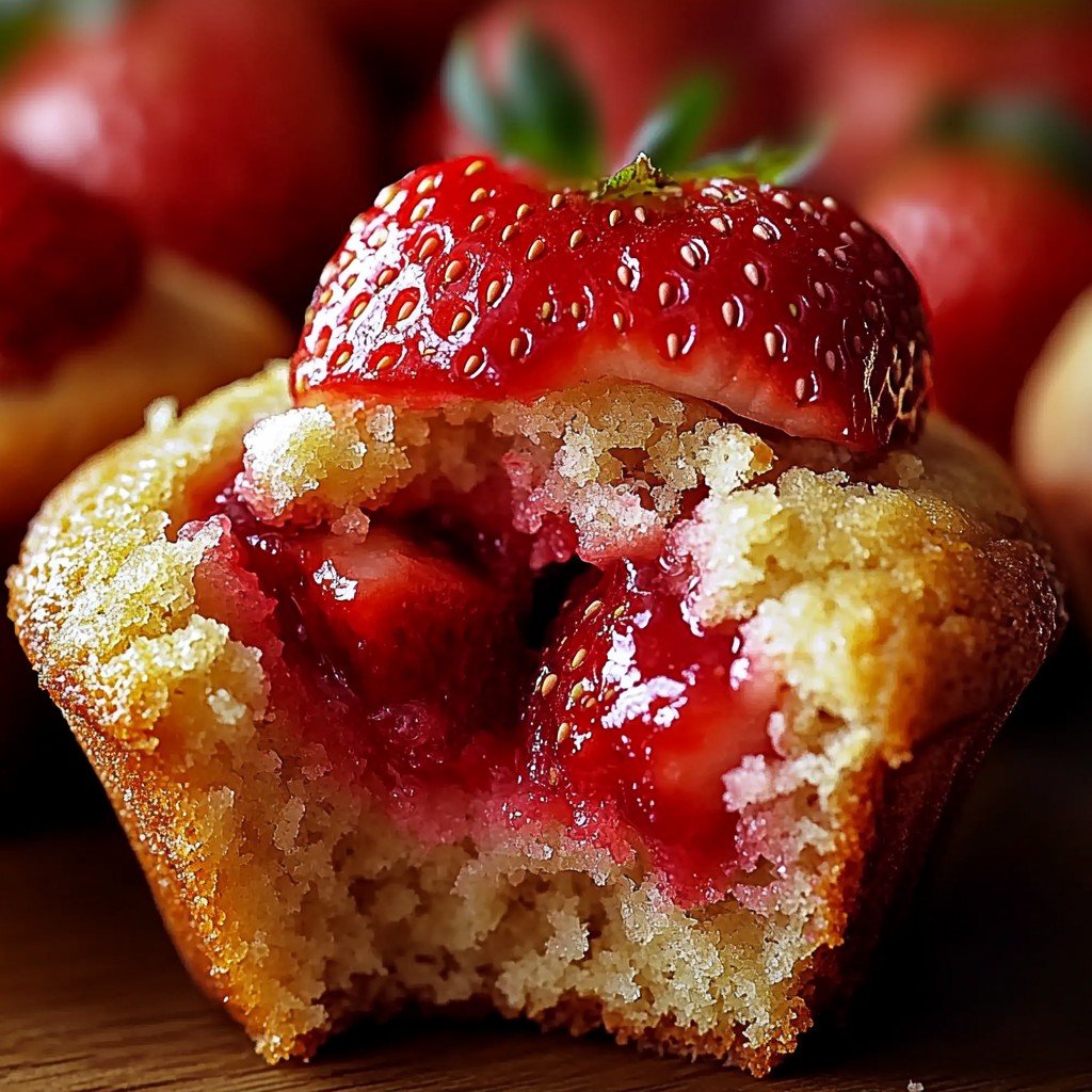 Fresh Strawberry Muffins Beach Snacks Ideas