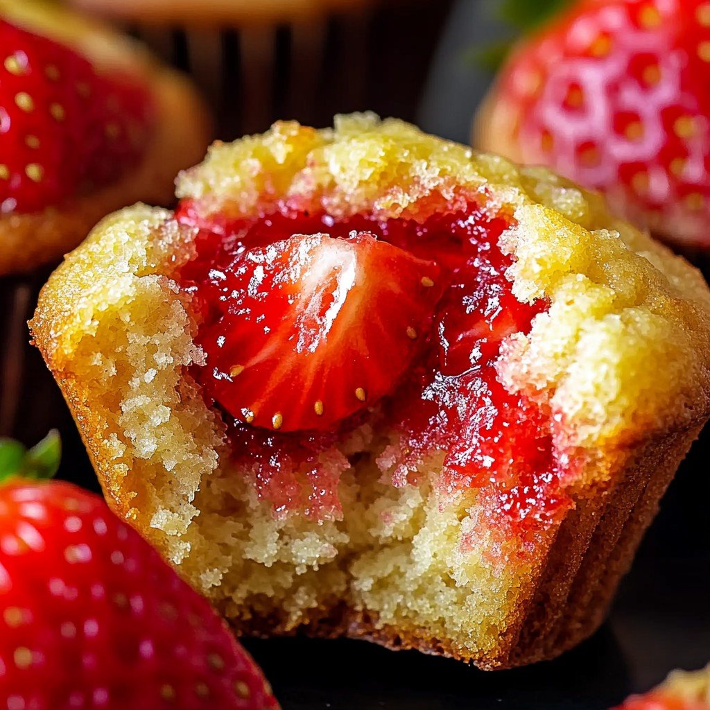 Fresh Strawberry Muffins Beach Snacks Ideas
