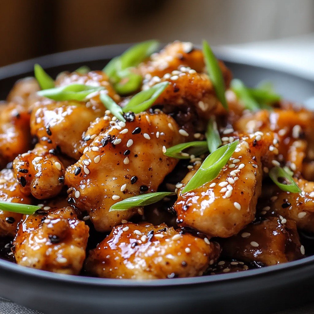 Garlic Black Pepper Chicken Easy Spring Dinner