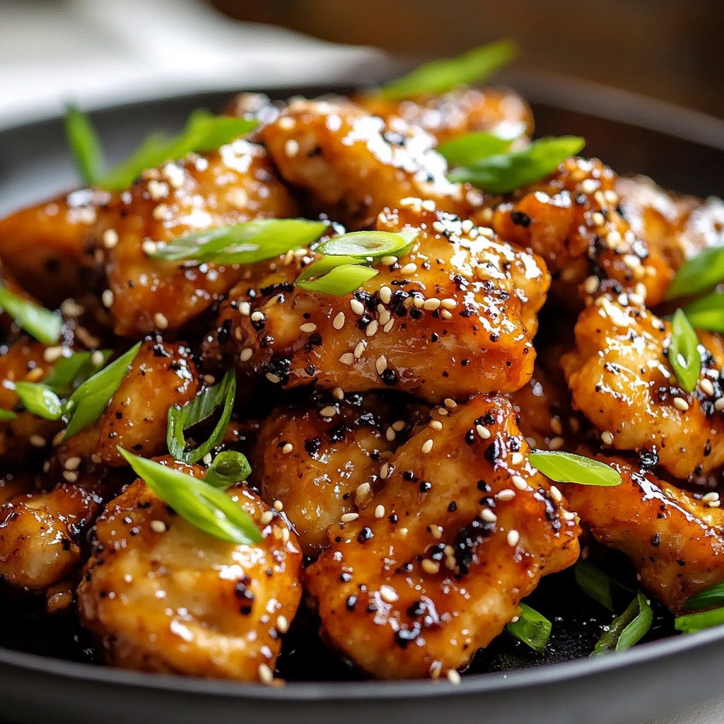 Garlic Black Pepper Chicken Easy Spring Dinner