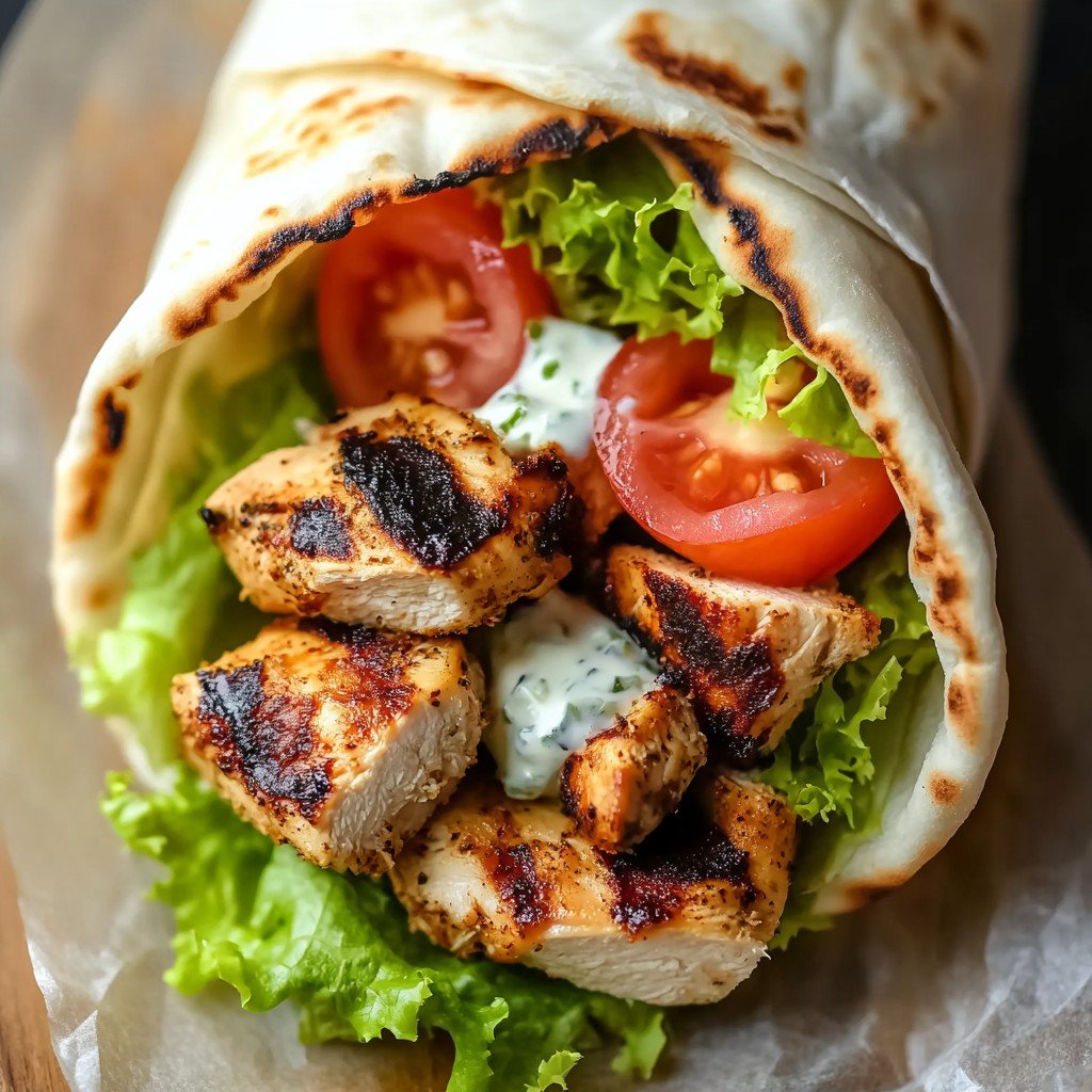 Greek Chicken Gyros Easy Dinner Idea
