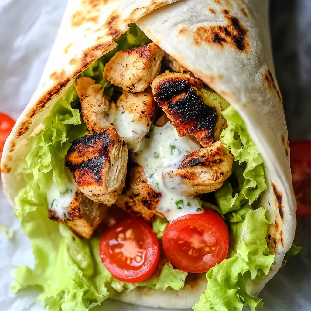 Greek Chicken Gyros Easy Dinner Idea