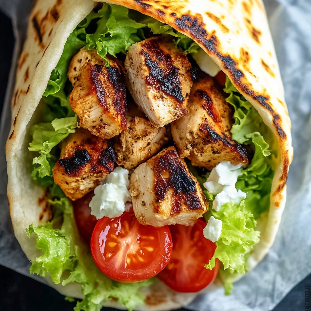 Greek Chicken Gyros Easy Dinner Idea