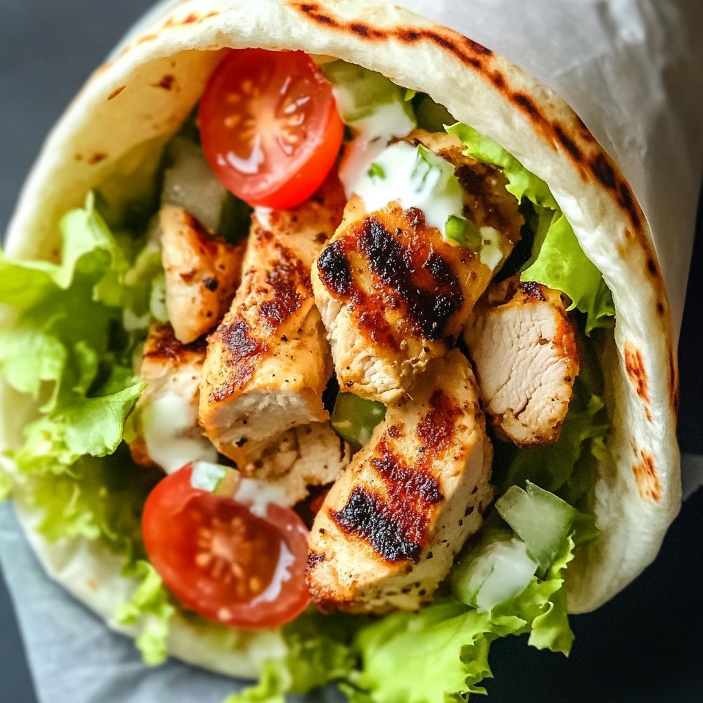 Greek Chicken Gyros Easy Dinner Idea