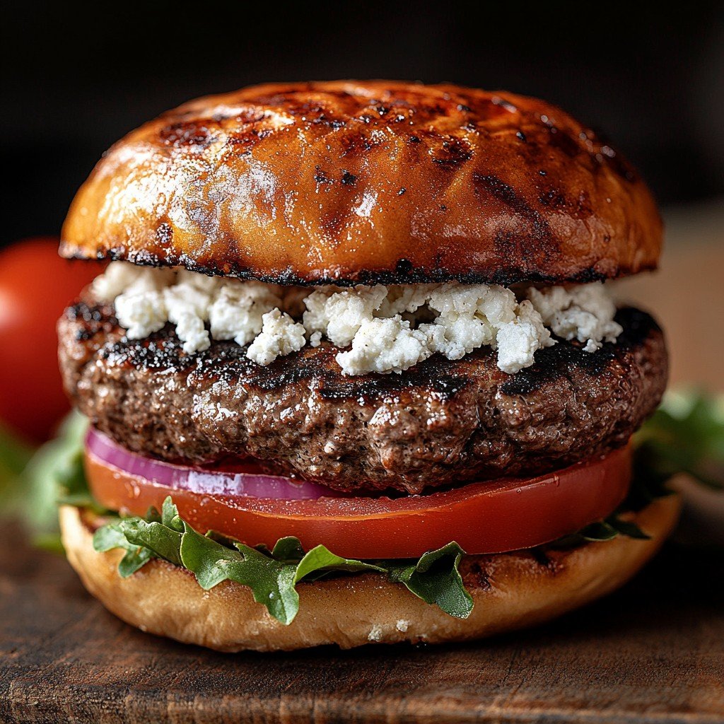 Greek Lamb Burger Healthy Spring Recipes