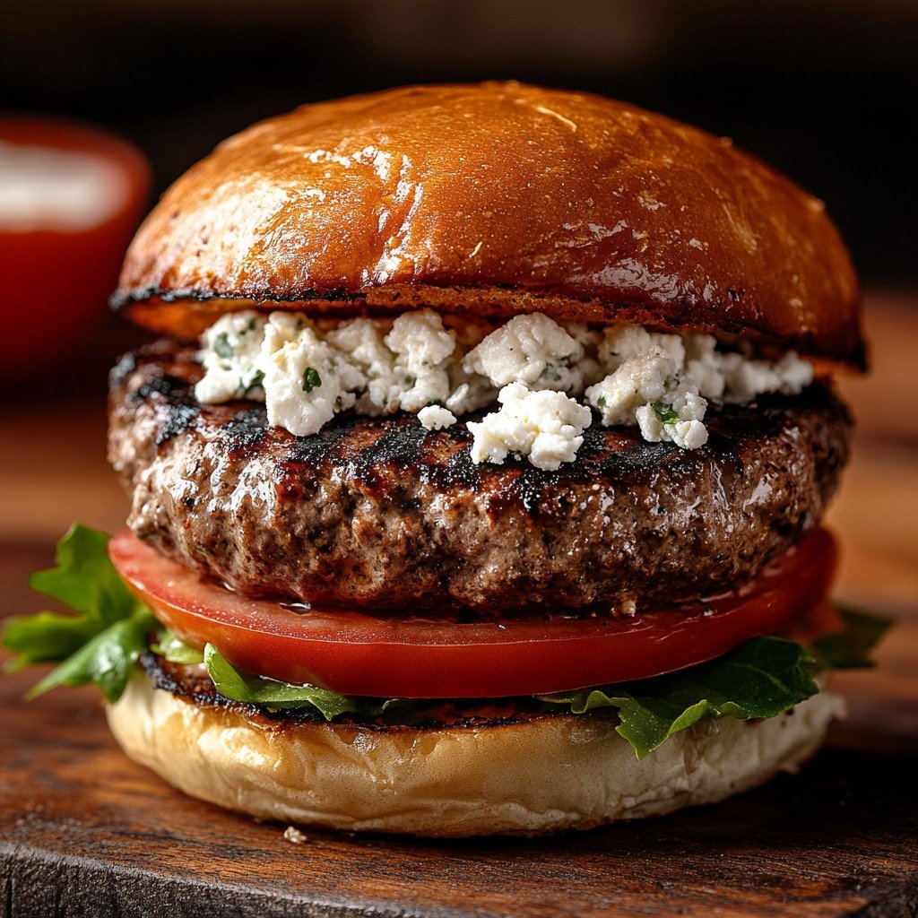 Greek Lamb Burger Healthy Spring Recipes