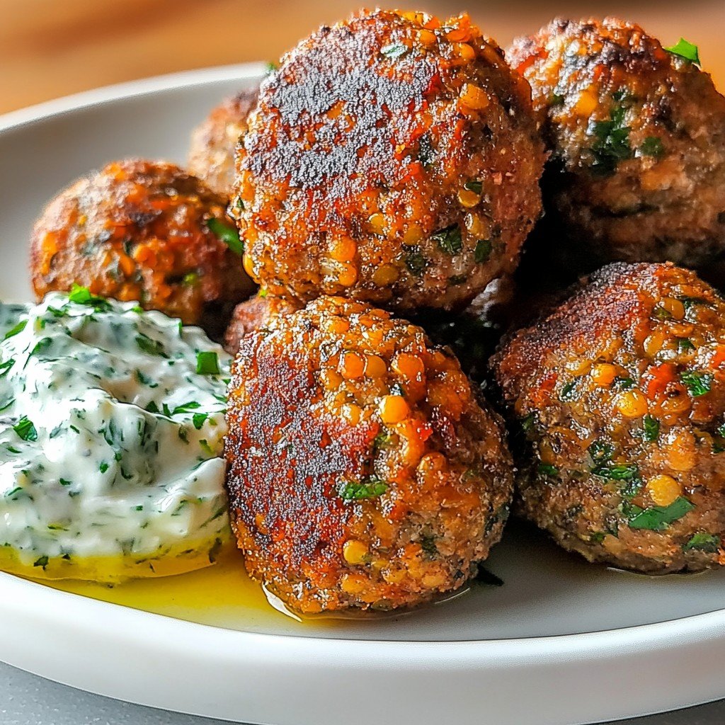 Greek Lentil Meatballs Fresh Spring Food
