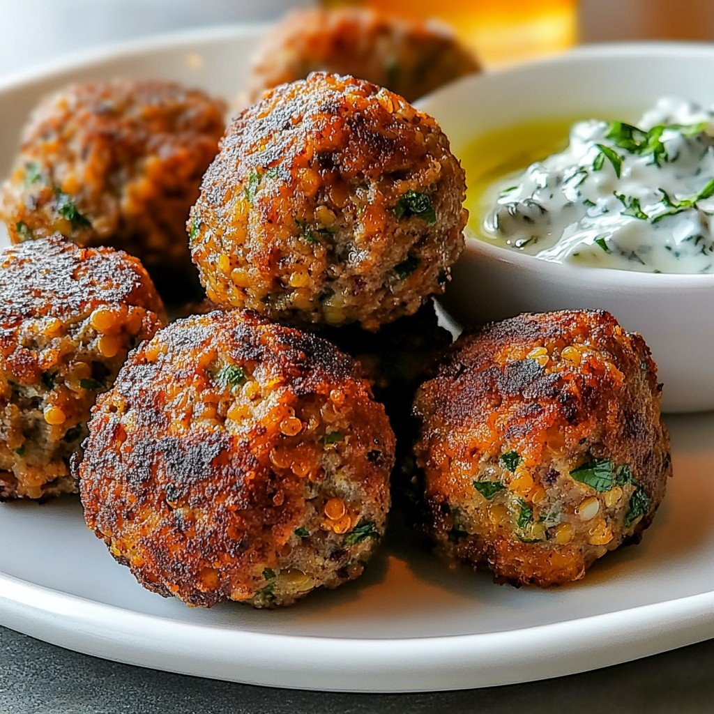 Greek Lentil Meatballs Fresh Spring Food