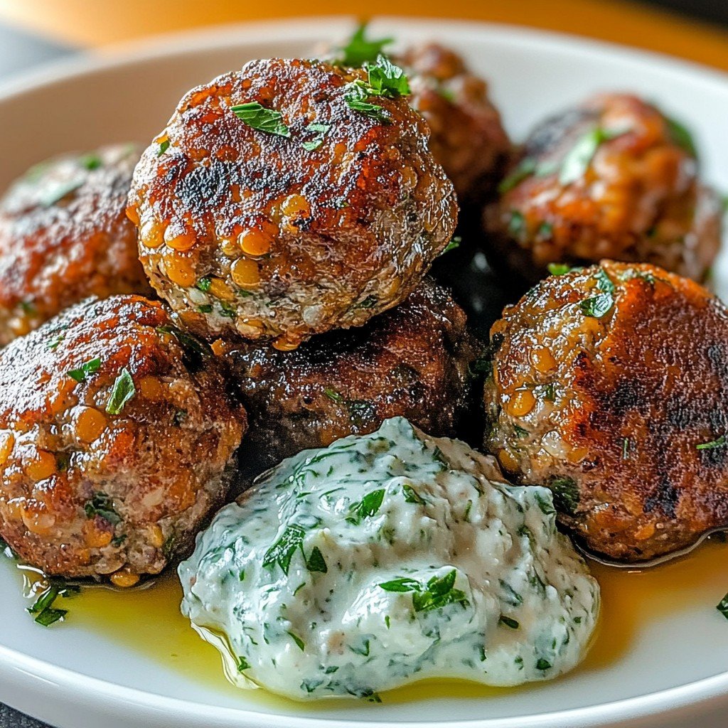 Greek Lentil Meatballs Fresh Spring Food