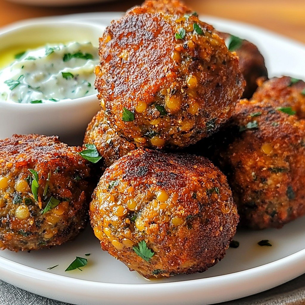Greek Lentil Meatballs Fresh Spring Food
