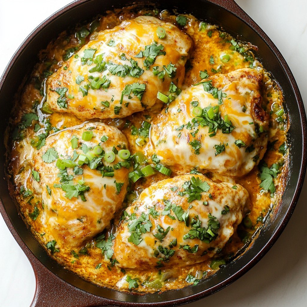 Green Chile Chicken Muckbang Style