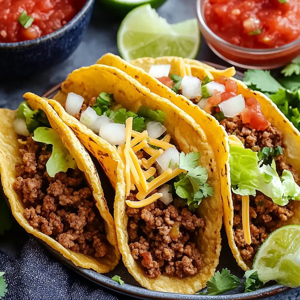 Ground Beef Tacos Easy Dinner