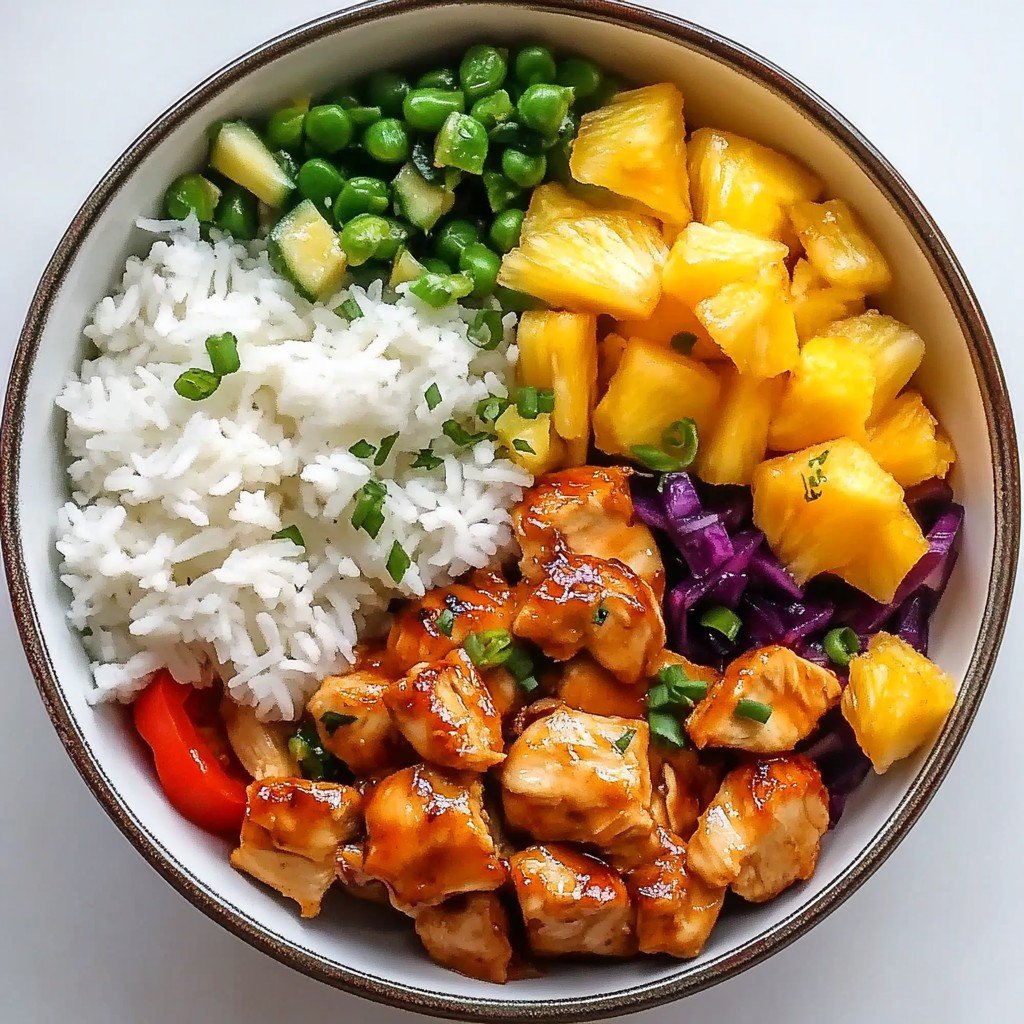 Hawaiian Chicken Bowls Sweet Savory