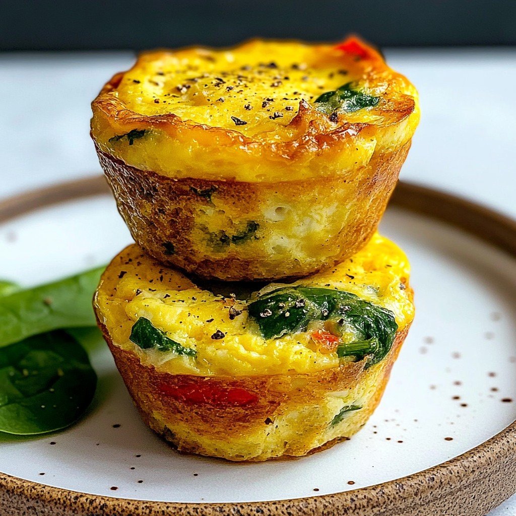 High Protein Egg Bites Easy Breakfast