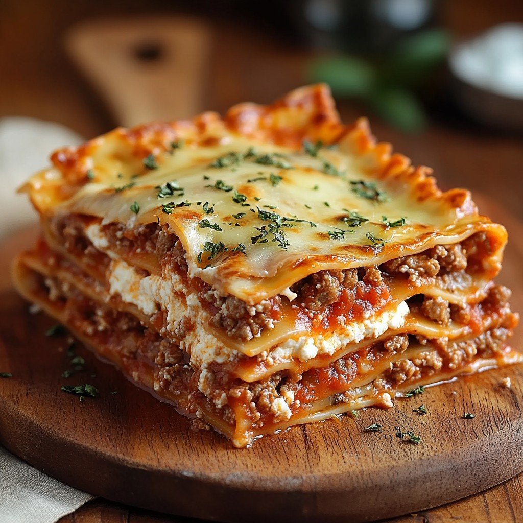 Lazy Ravioli Lasagna Comfort Dinner