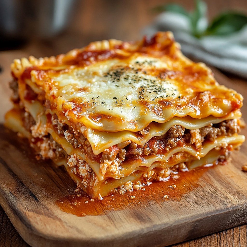 Lazy Ravioli Lasagna Comfort Dinner