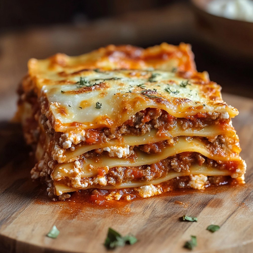 Lazy Ravioli Lasagna Comfort Dinner