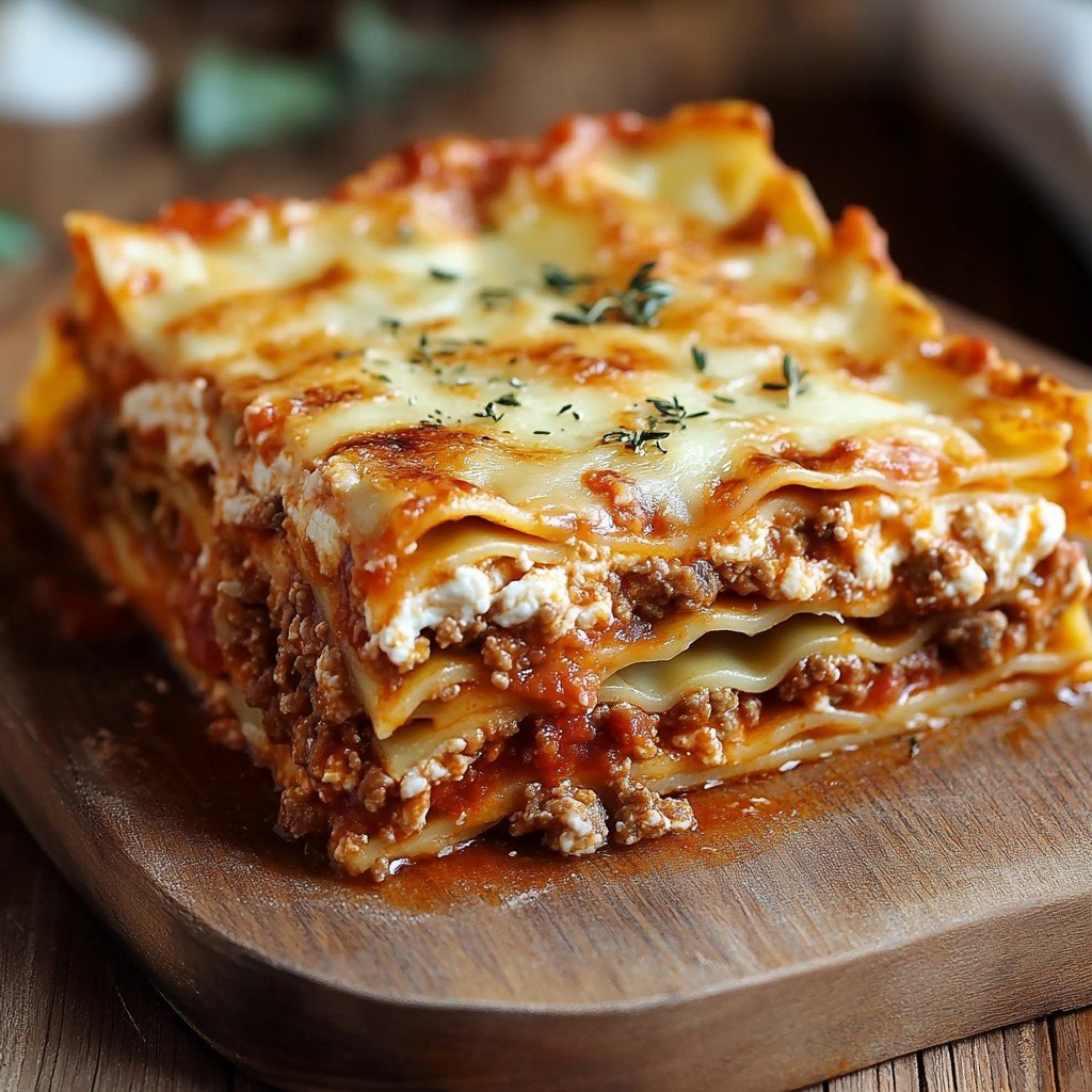 Lazy Ravioli Lasagna Comfort Dinner