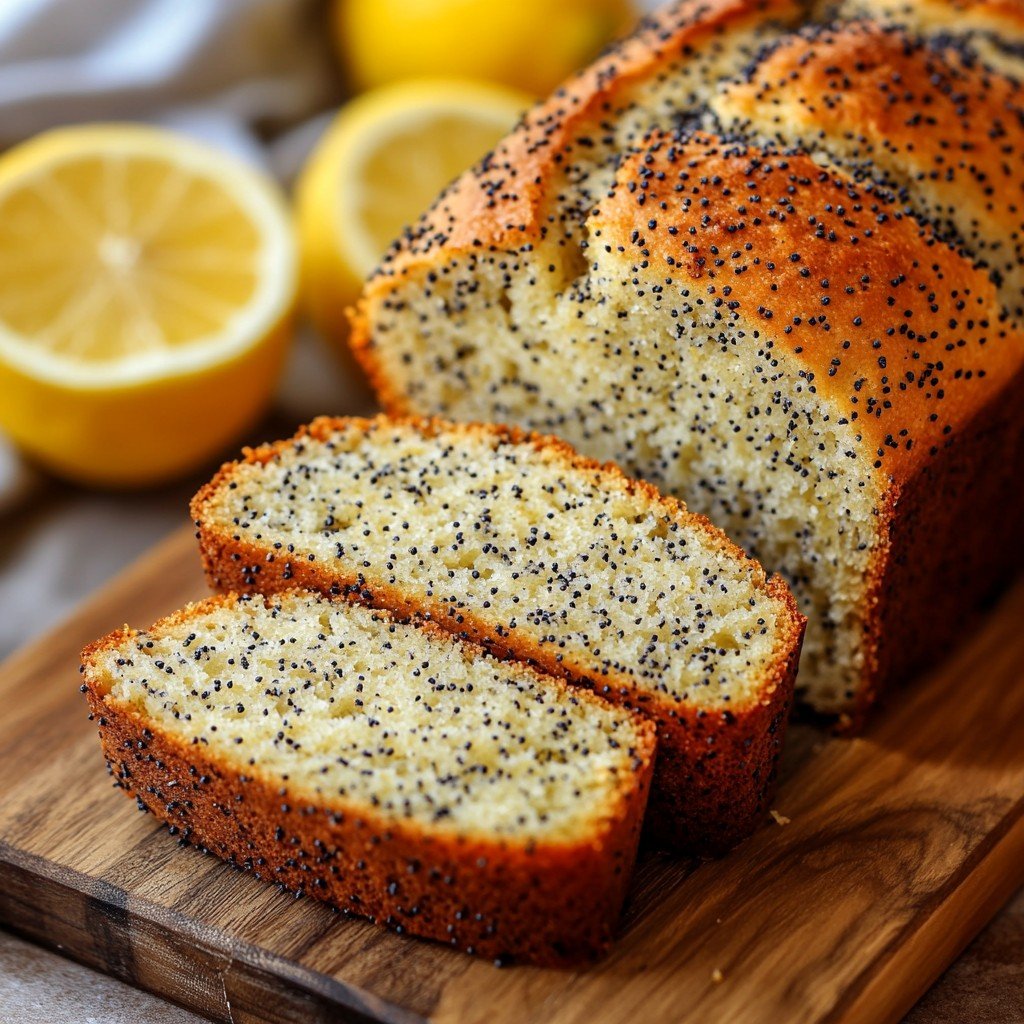 Lemon Poppy Seed Bread Spring Coffee Drinks