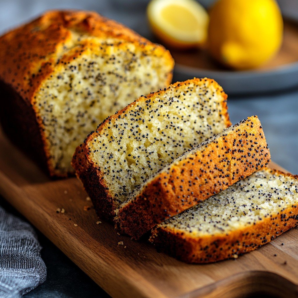 Lemon Poppy Seed Bread Spring Coffee Drinks