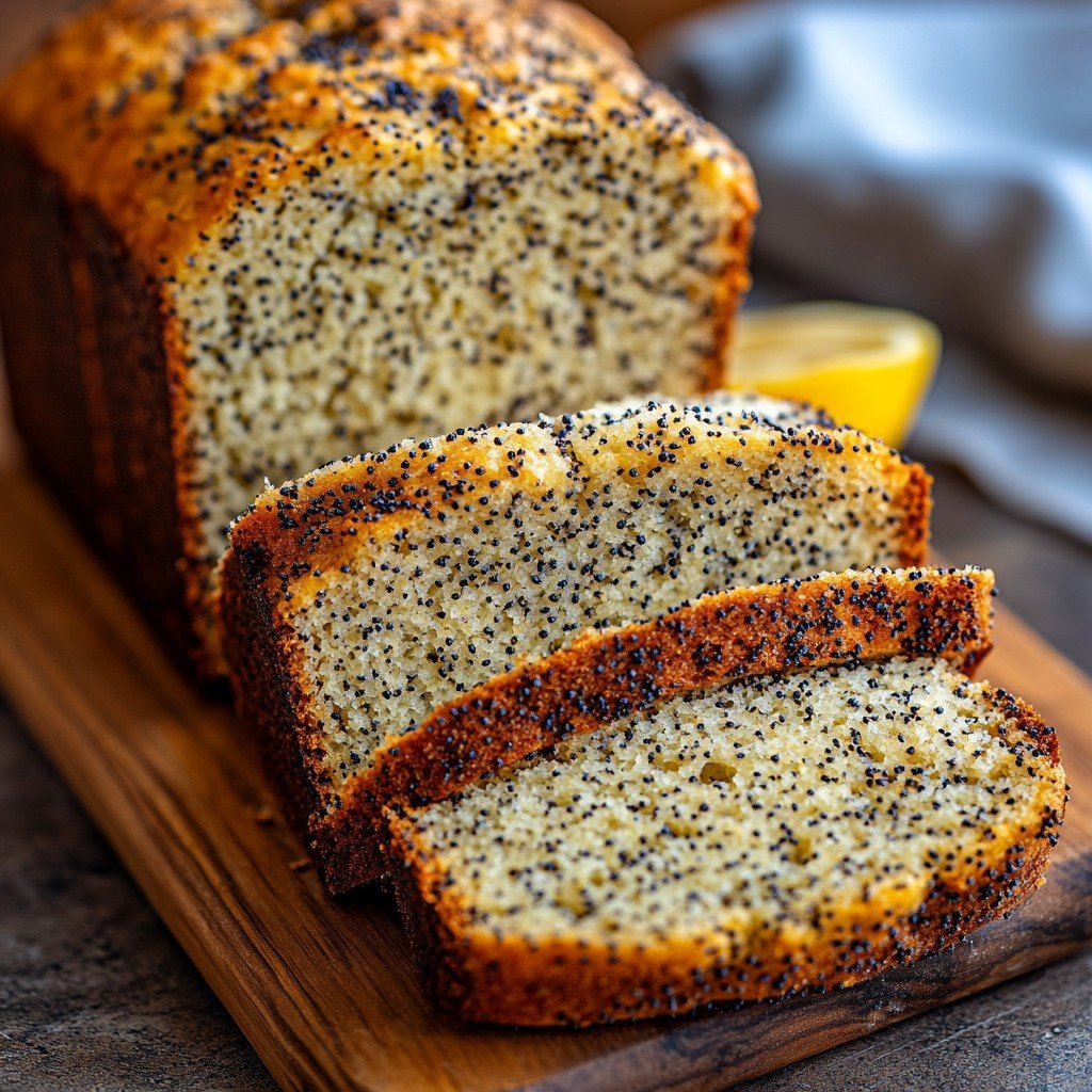 Lemon Poppy Seed Bread Spring Coffee Drinks