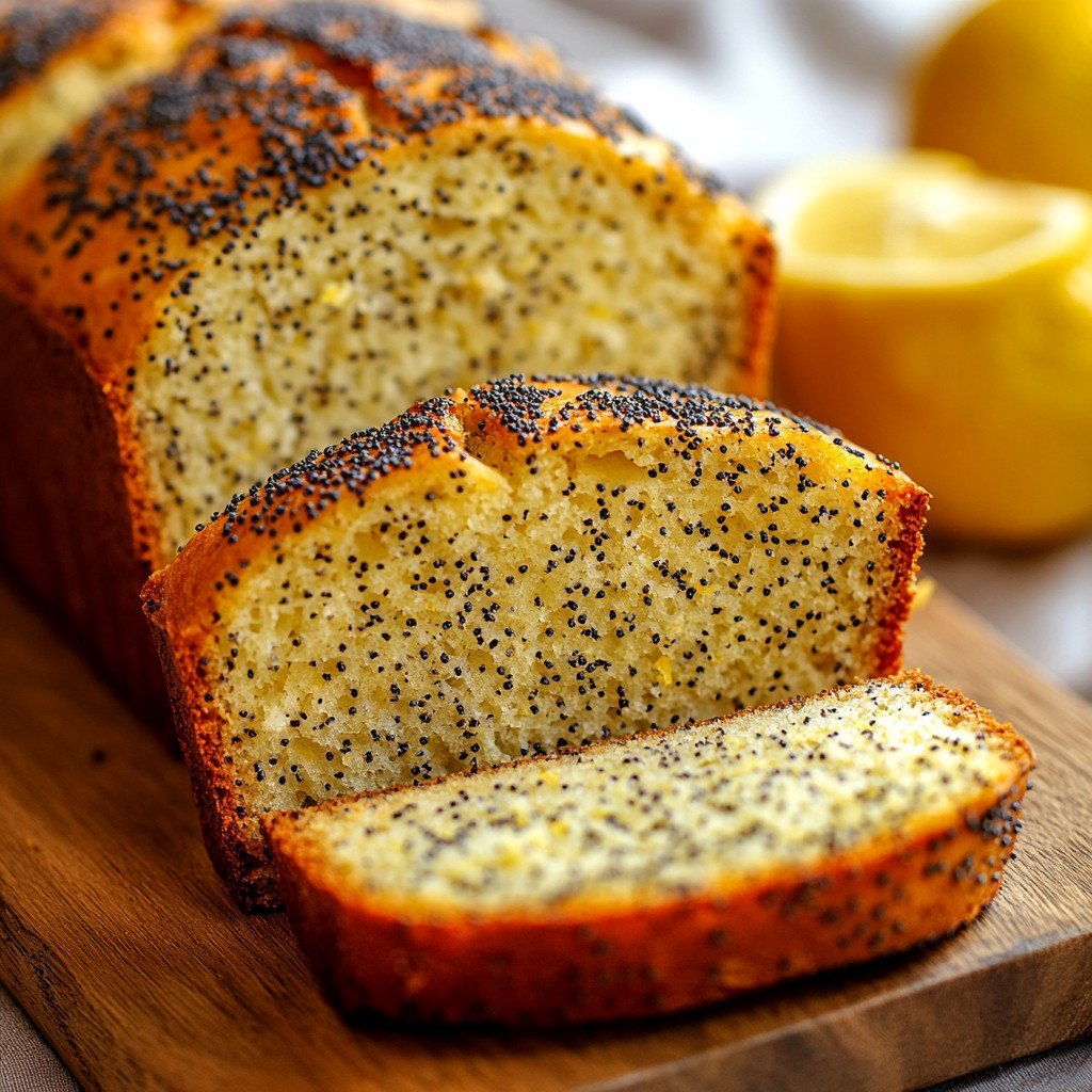 Lemon Poppy Seed Bread Spring Coffee Drinks
