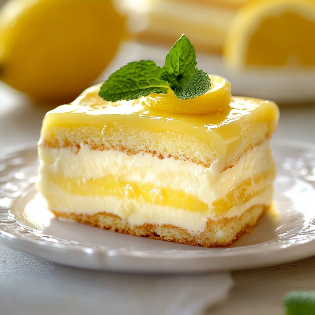 Lemon Tiramisu Spring Baking Dessert