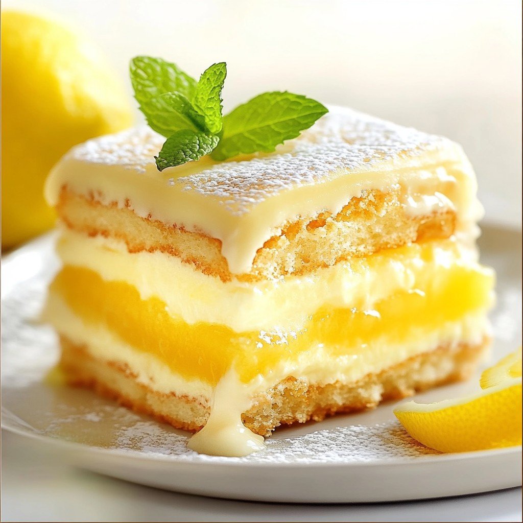 Lemon Tiramisu Spring Baking Dessert