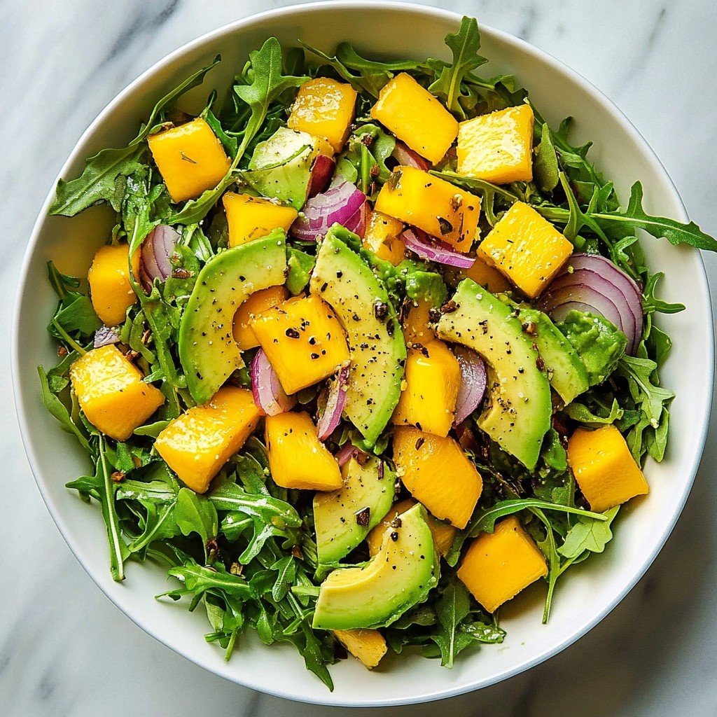 Mango Avocado Salad Healthy Spring Recipes