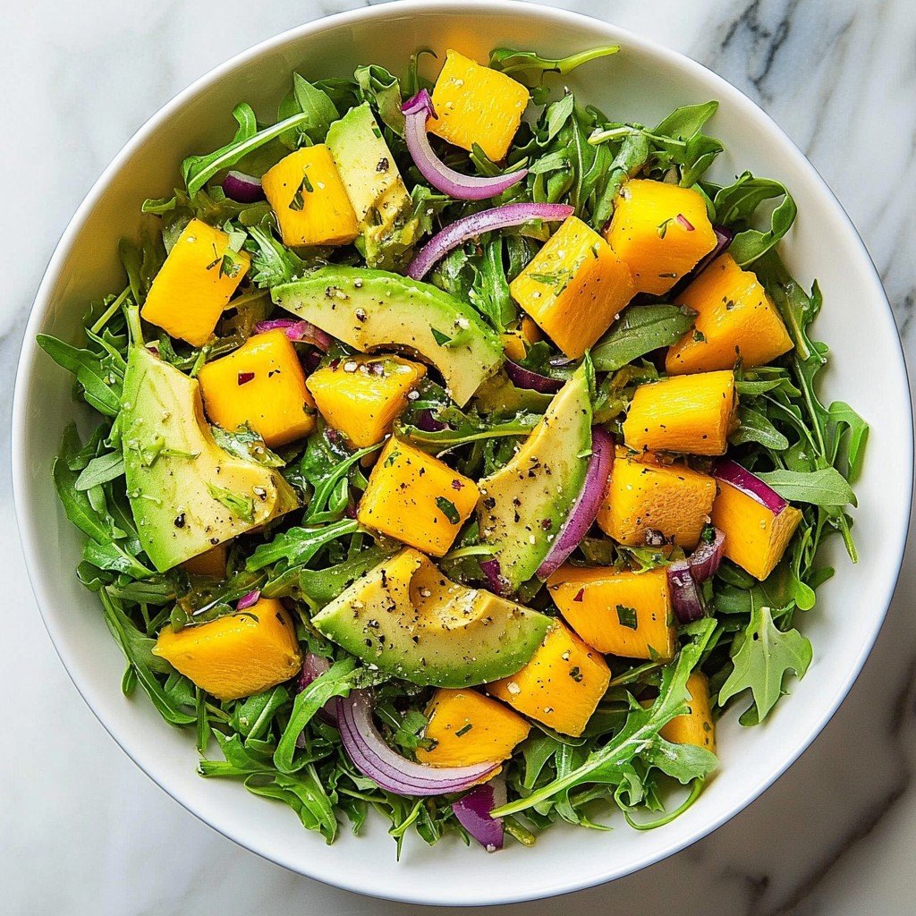 Mango Avocado Salad Healthy Spring Recipes