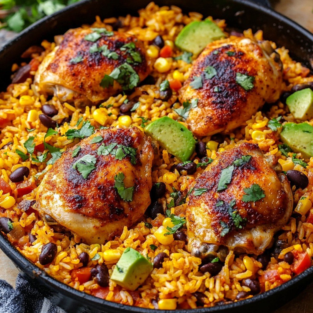 Mexican Chicken Rice Easy Spring Dinner