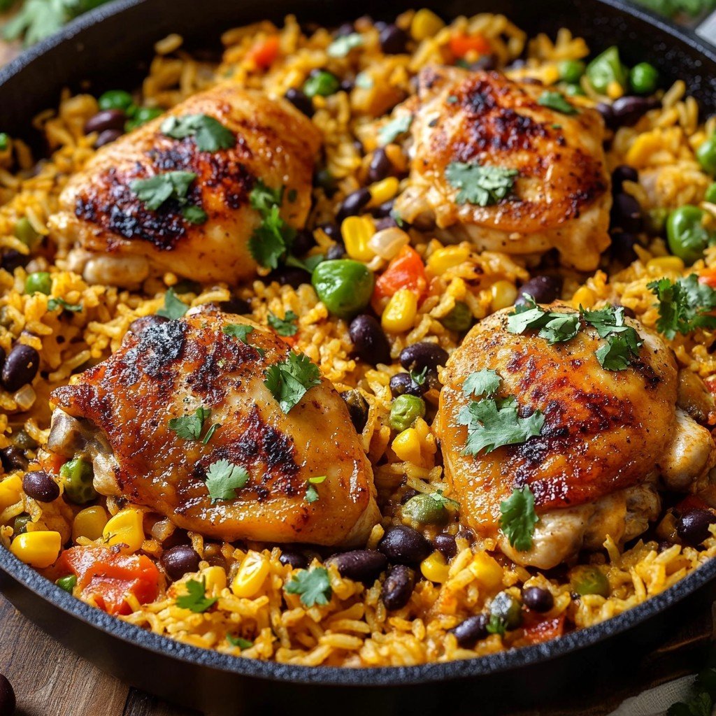 Mexican Chicken Rice Easy Spring Dinner