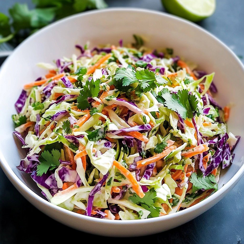Mexican Coleslaw Tangy Side