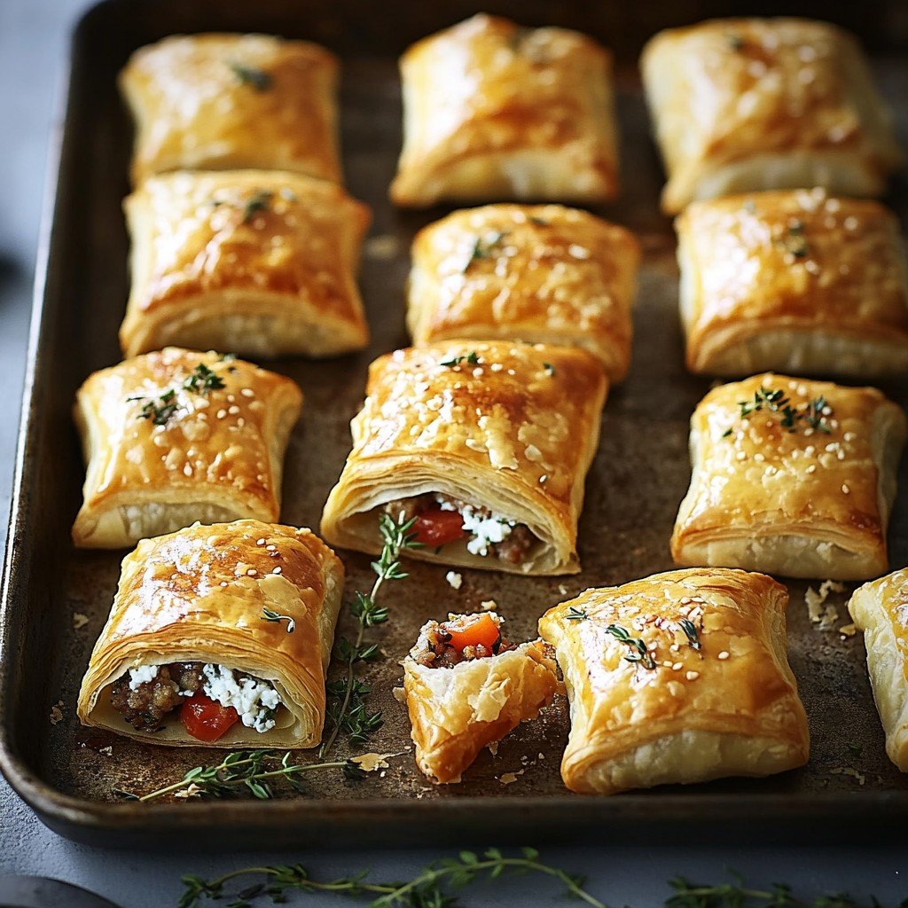 Mini Sausage Rolls Baseball Snack Ideas