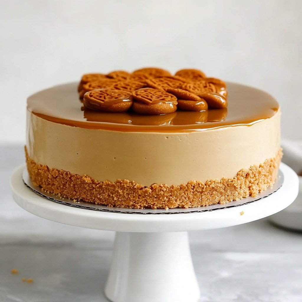 No-Bake Biscoff Cheesecake Easy Deserts