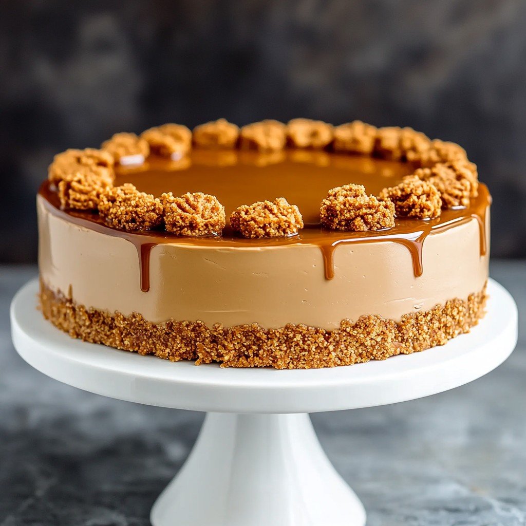 No-Bake Biscoff Cheesecake Easy Deserts