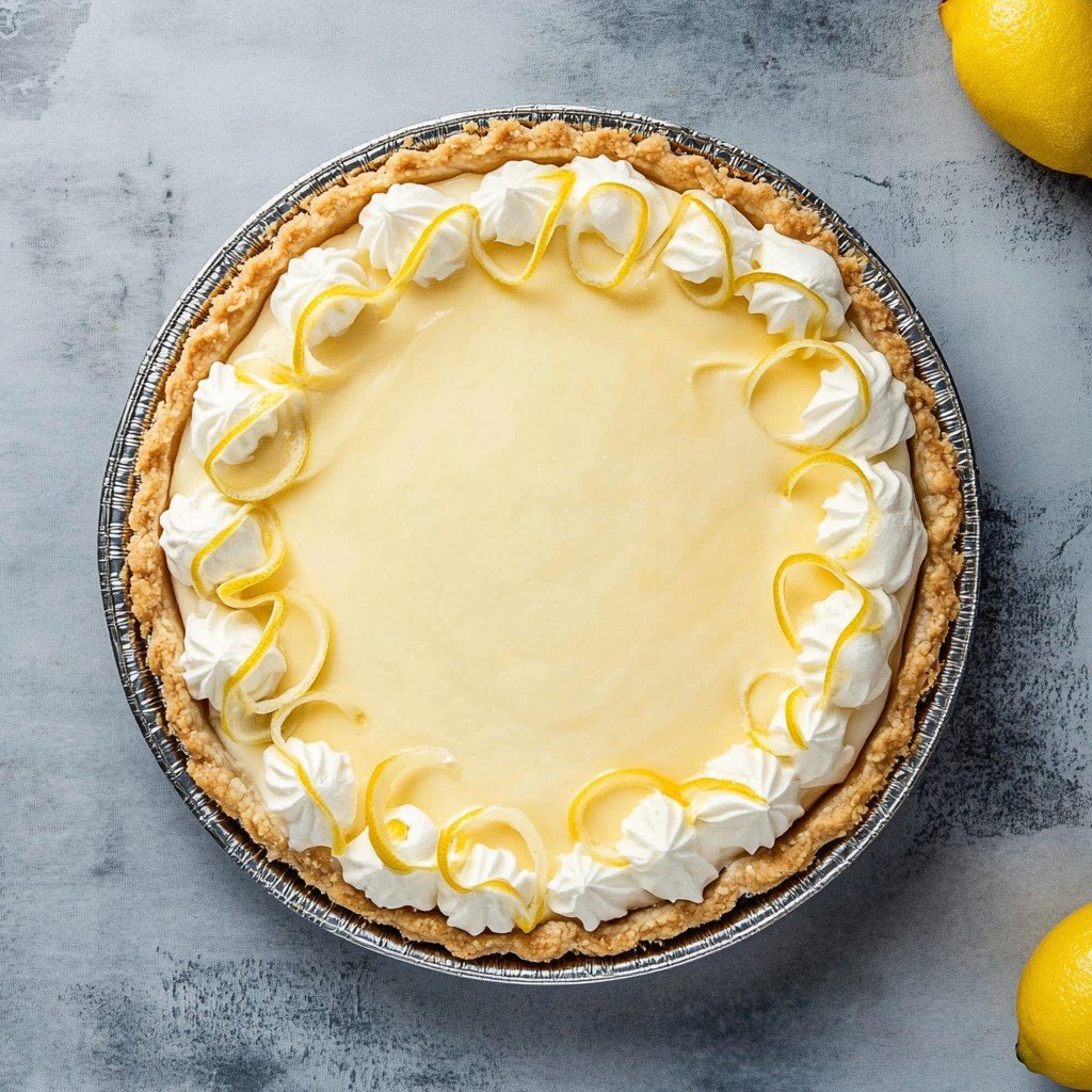 No Bake Lemon Pie Summer Dessert