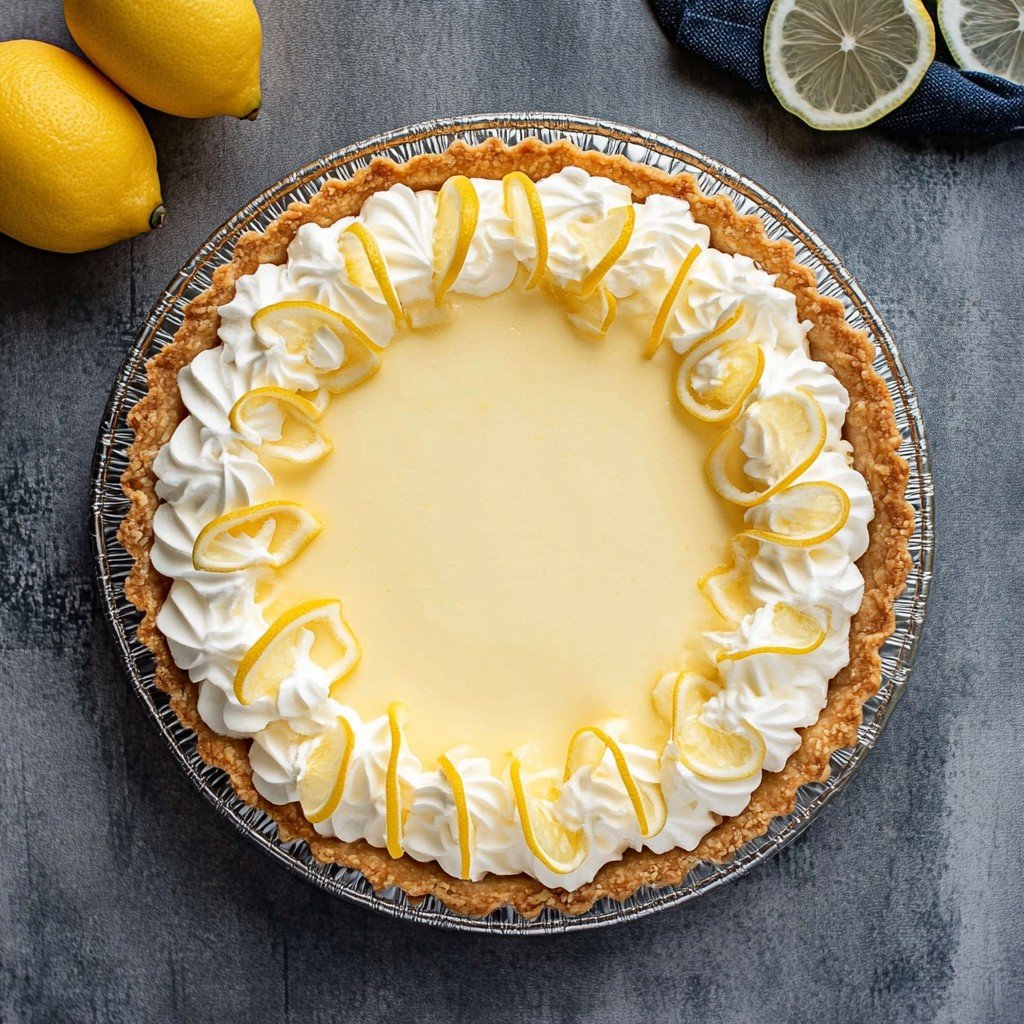 No Bake Lemon Pie Summer Dessert