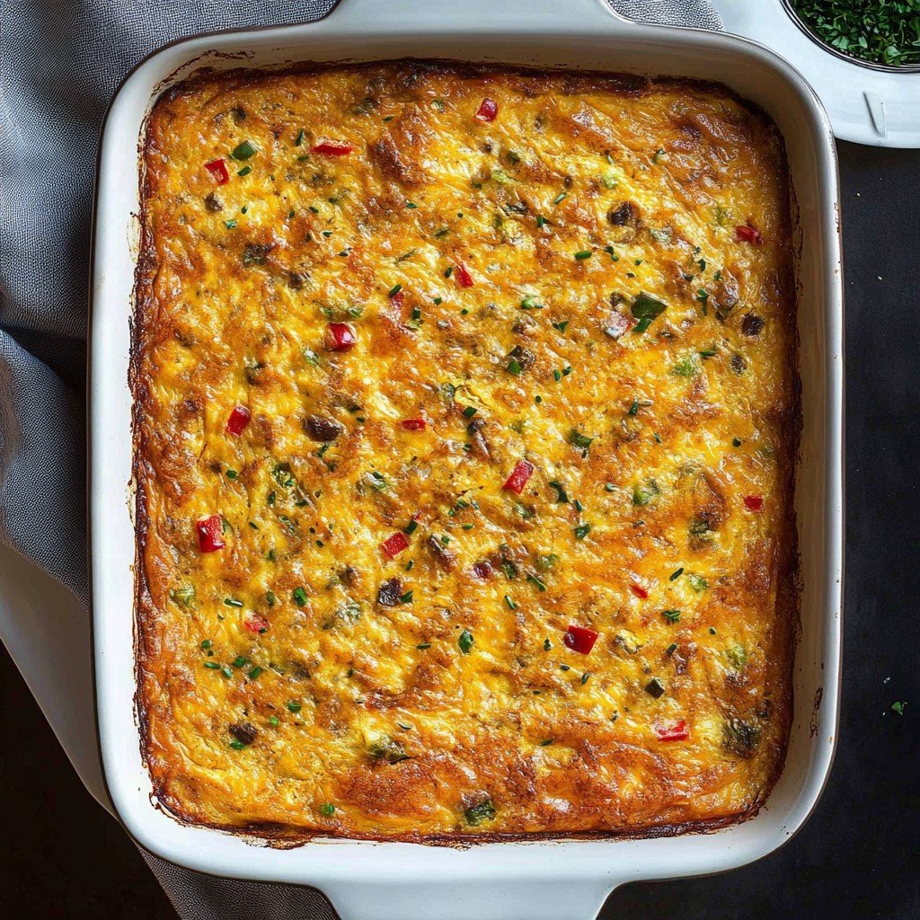 Omelette Breakfast Bake Spring Brunch Ideas