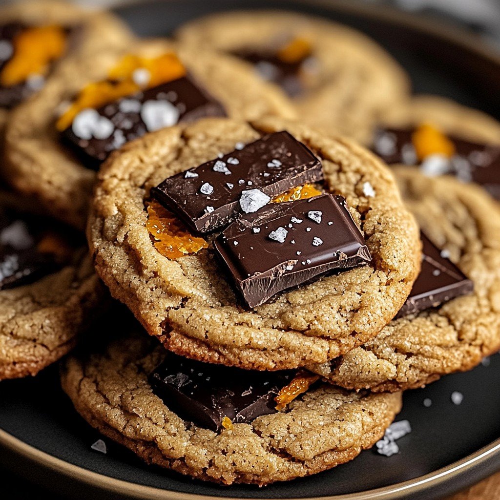 Orange Chocolate Chunk Cookies Spring Cookies
