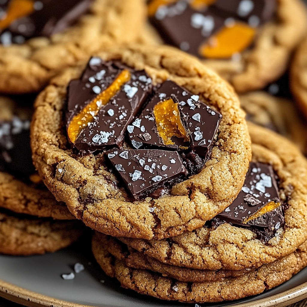 Orange Chocolate Chunk Cookies Spring Cookies