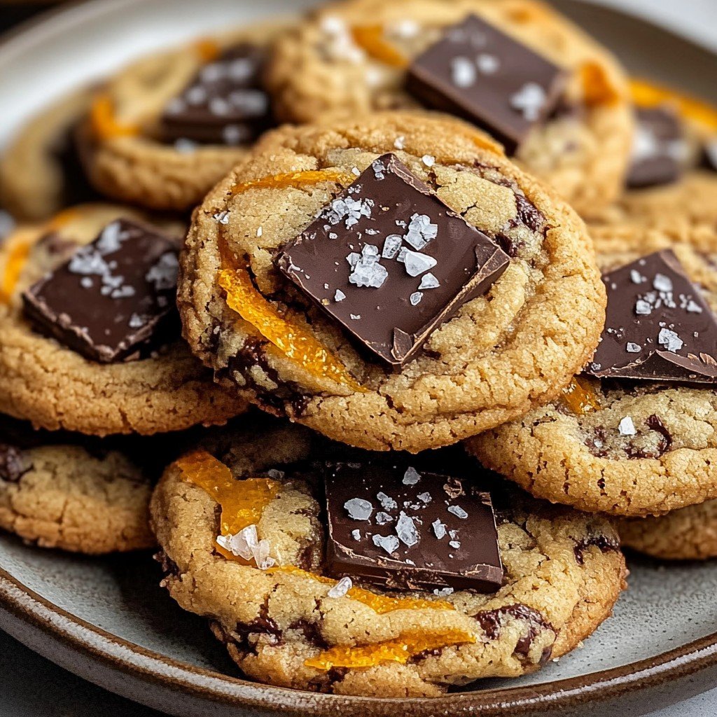 Orange Chocolate Chunk Cookies Spring Cookies