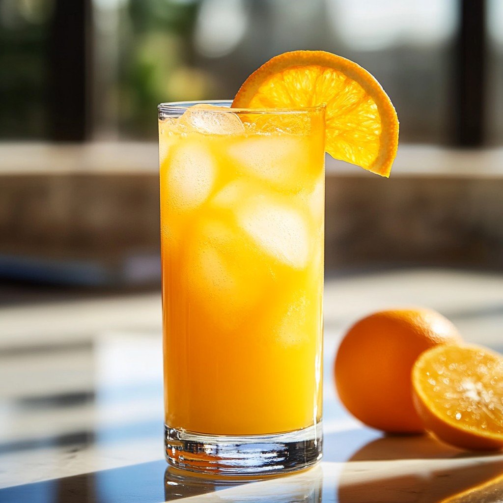 Orange Crush Drink Refreshing Spring Drink