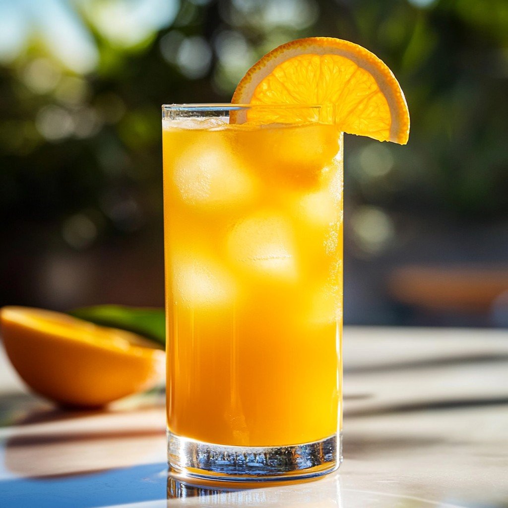 Orange Crush Drink Refreshing Spring Drink