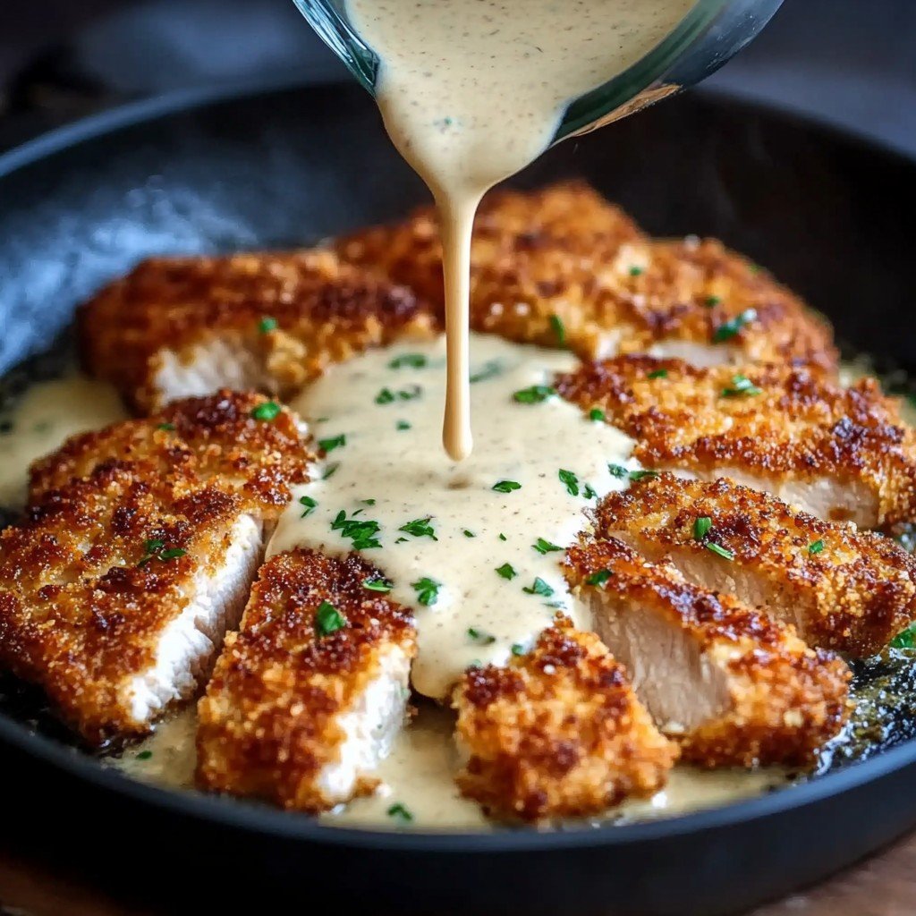Parmesan Chicken Garlic Sauce