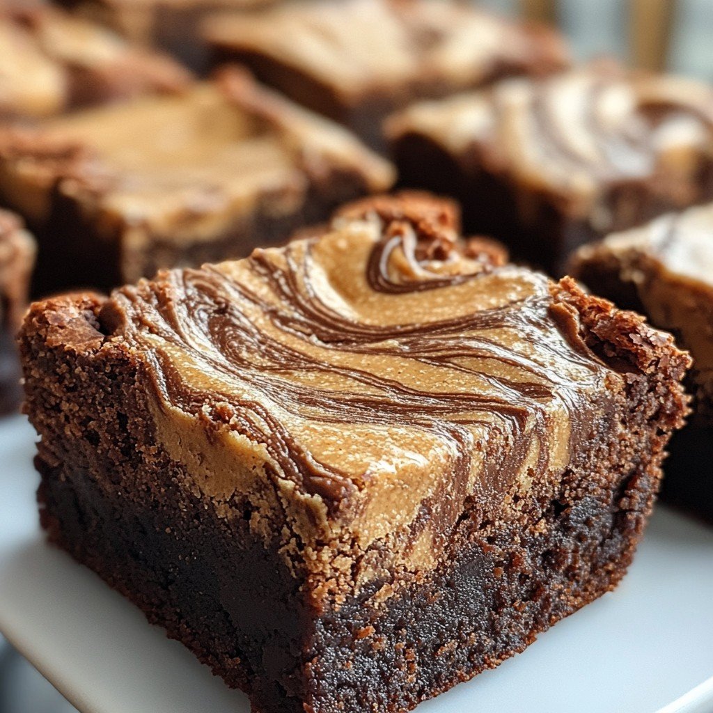 Peanut Butter Brownies Cherry On Cake