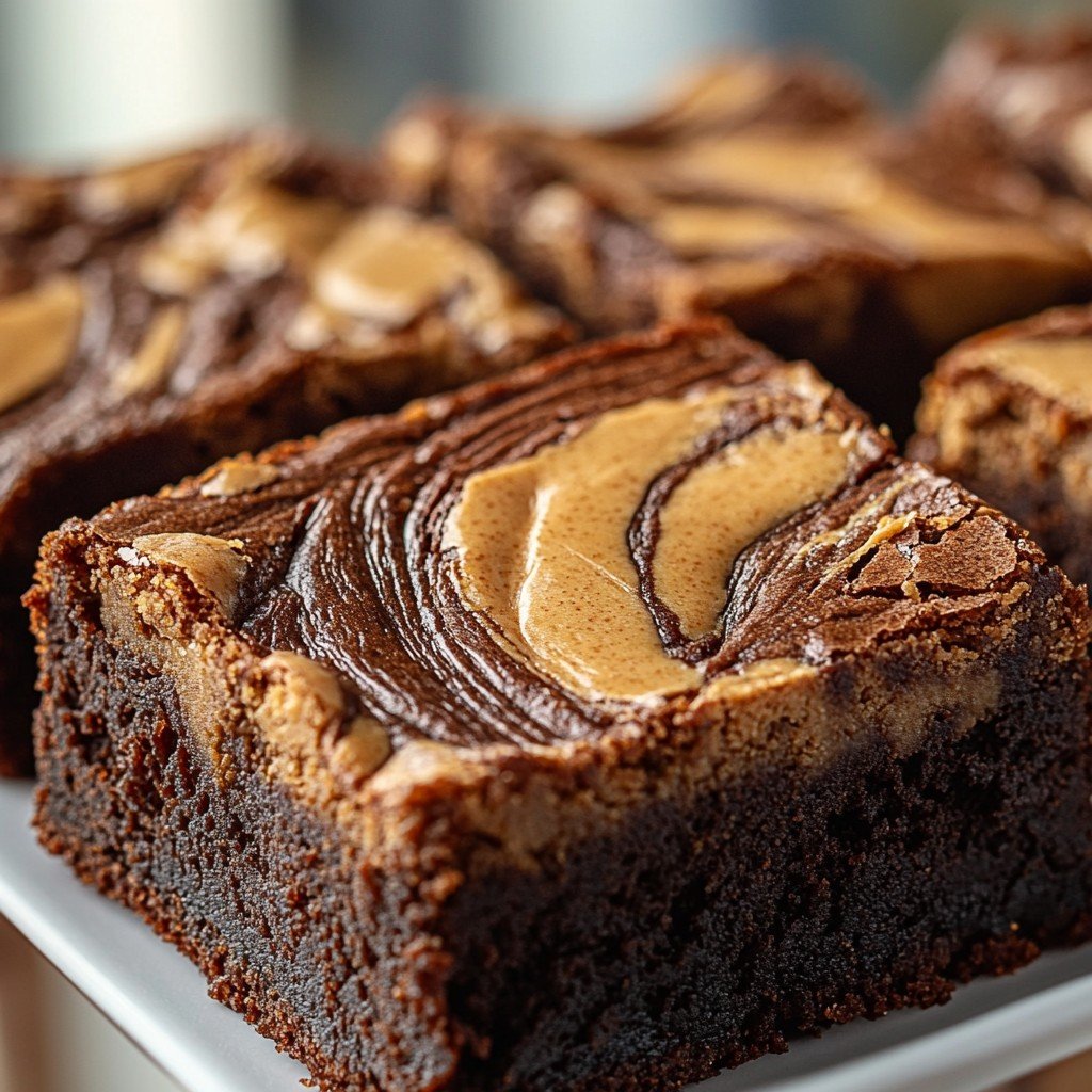 Peanut Butter Brownies Cherry On Cake