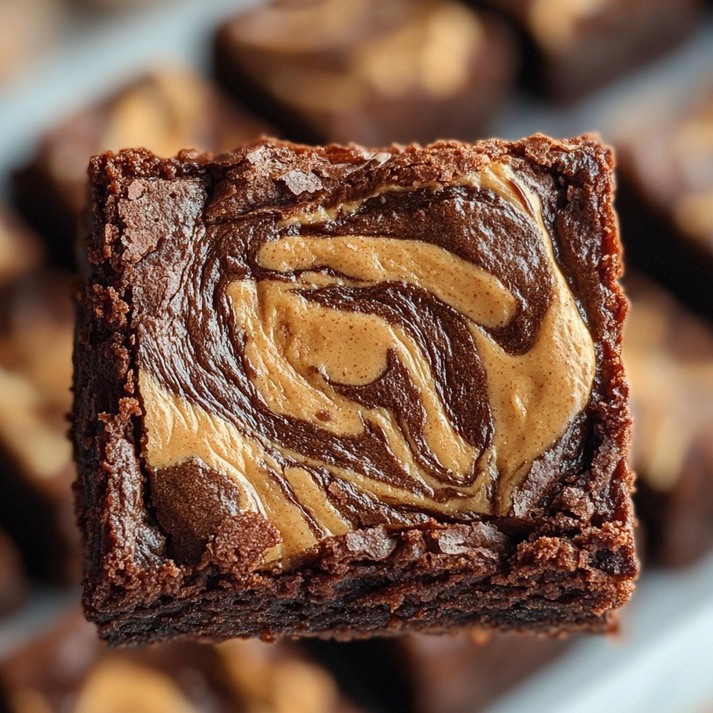 Peanut Butter Brownies Cherry On Cake