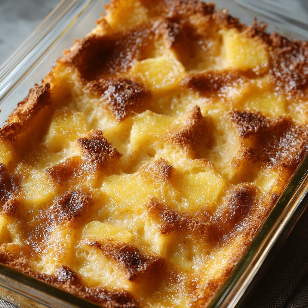 Pineapple Bread Pudding Picnic Food Ideas