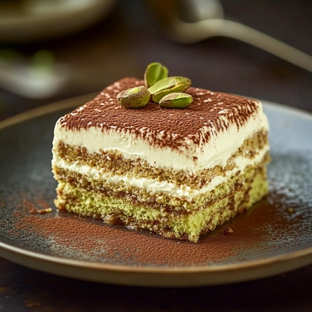 Pistachio Tiramisu Easy Deserts